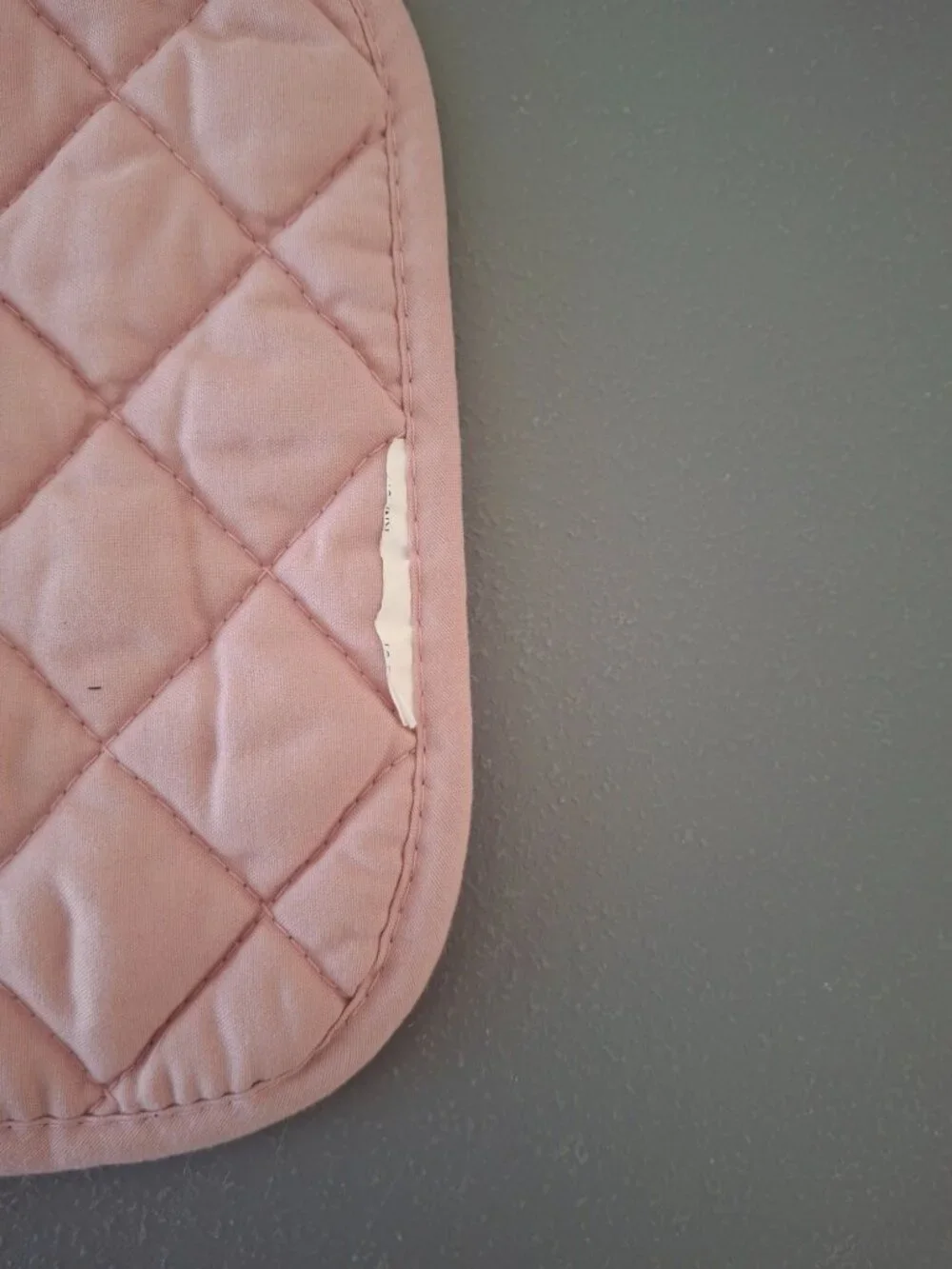 Christmas Gingerbread Potholder Pink Candy Cane Holiday Baking Cottagecore Decor